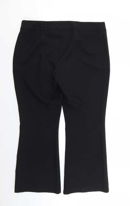Womens UK Size 16 evie Regular Fit Black Trousers