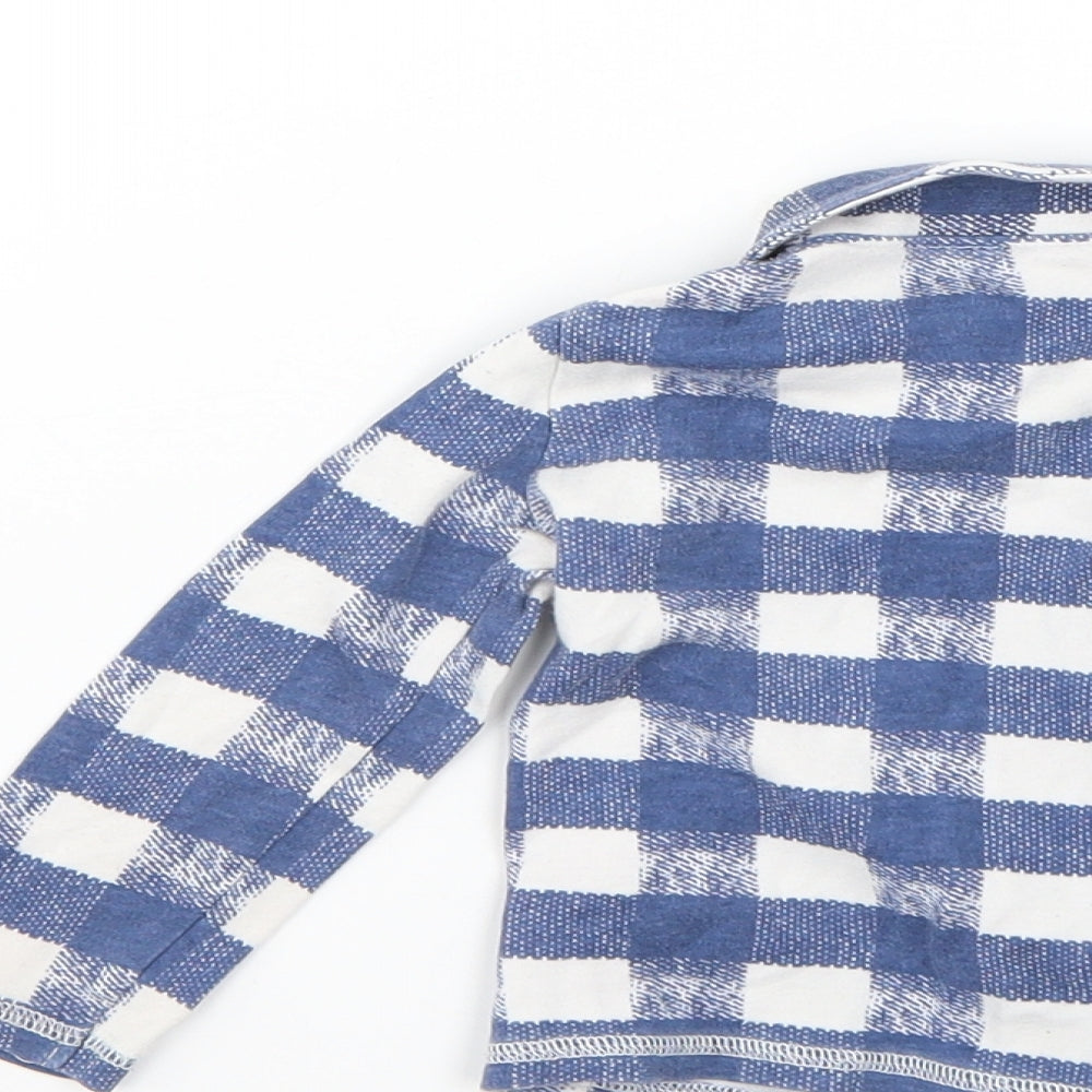 F&F Baby Multicoloured Check Basic Button-Up Size 12 Months