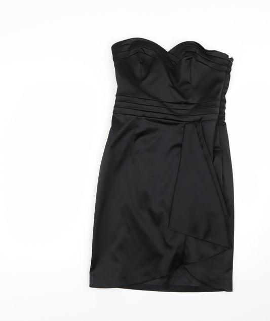 Coast Womens Black Bodycon Size 12