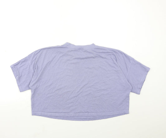 George Womens Blue Basic T-Shirt Size 12