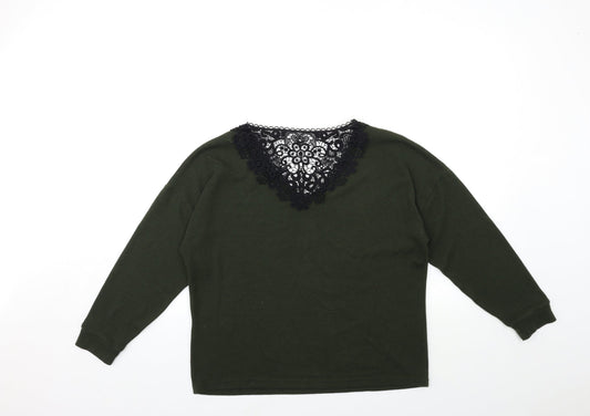 Womens UK Size 8 Dorothy Perkins Green Pullover Jumper