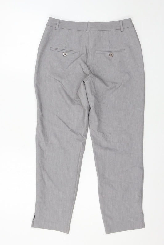 Womens UK Size 6 ASOS Regular Fit Grey Trousers