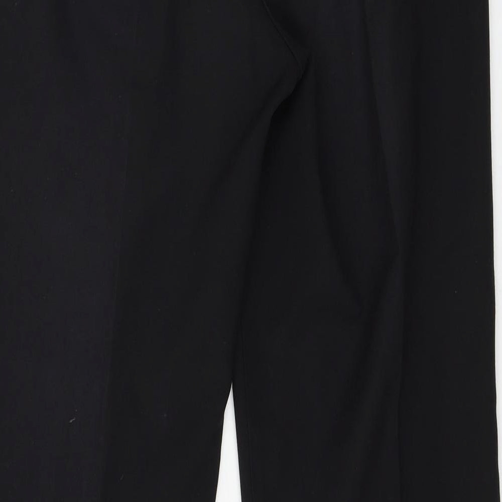 George Womens Black Trousers Size 10 L26 in