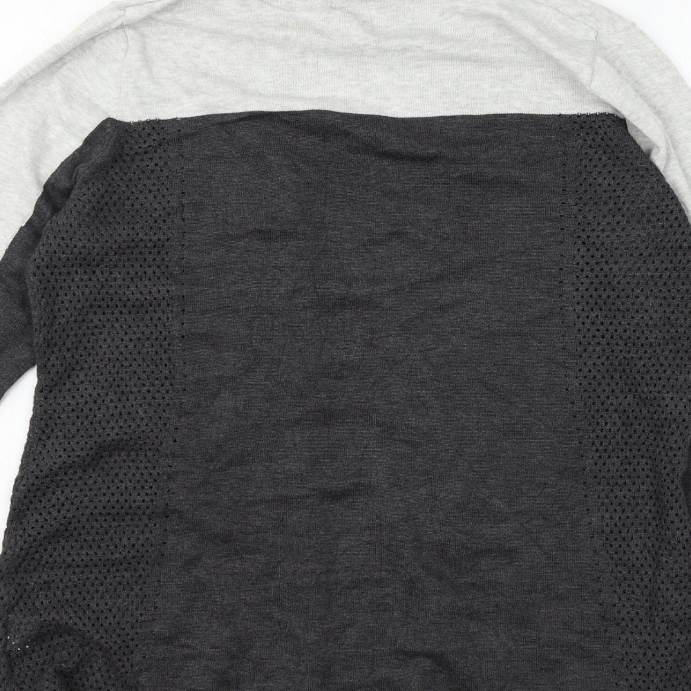 Belldini Womens Grey Knit Cardigan Jumper Size XL