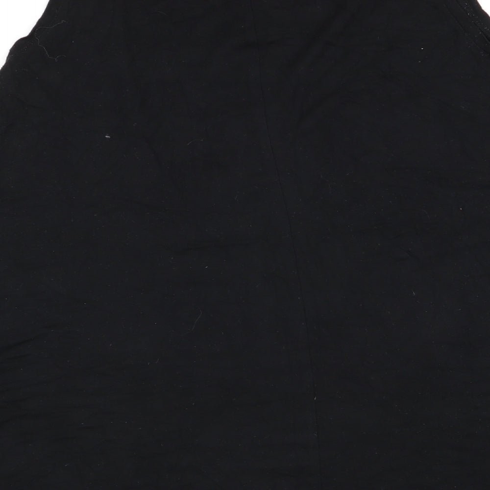 Womens UK Size M Amisu Black Basic Tank