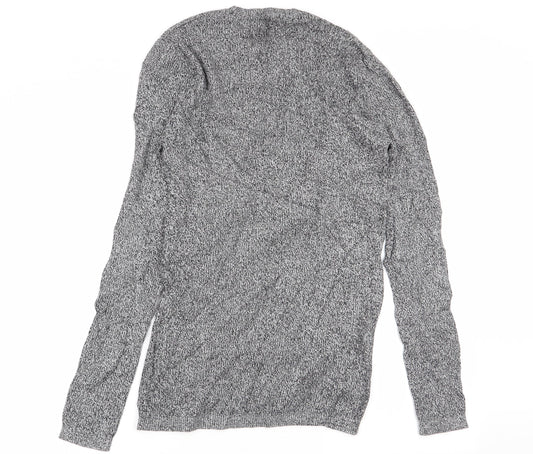 New Look Mens Grey Pullover Jumper Size M