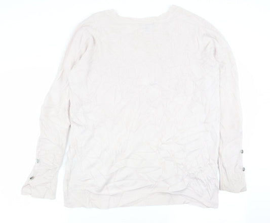 Primark Womens Beige Pullover Jumper Size 14