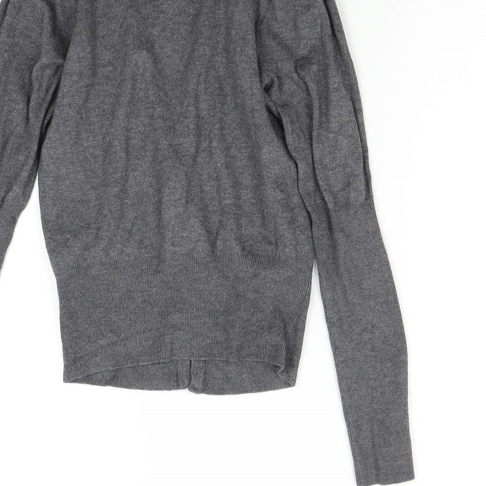 Womens UK Size 10 Dorothy Perkins Grey Cardigan Jumper
