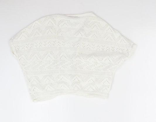 George Womens Ivory Cardigan Jumper Size 8