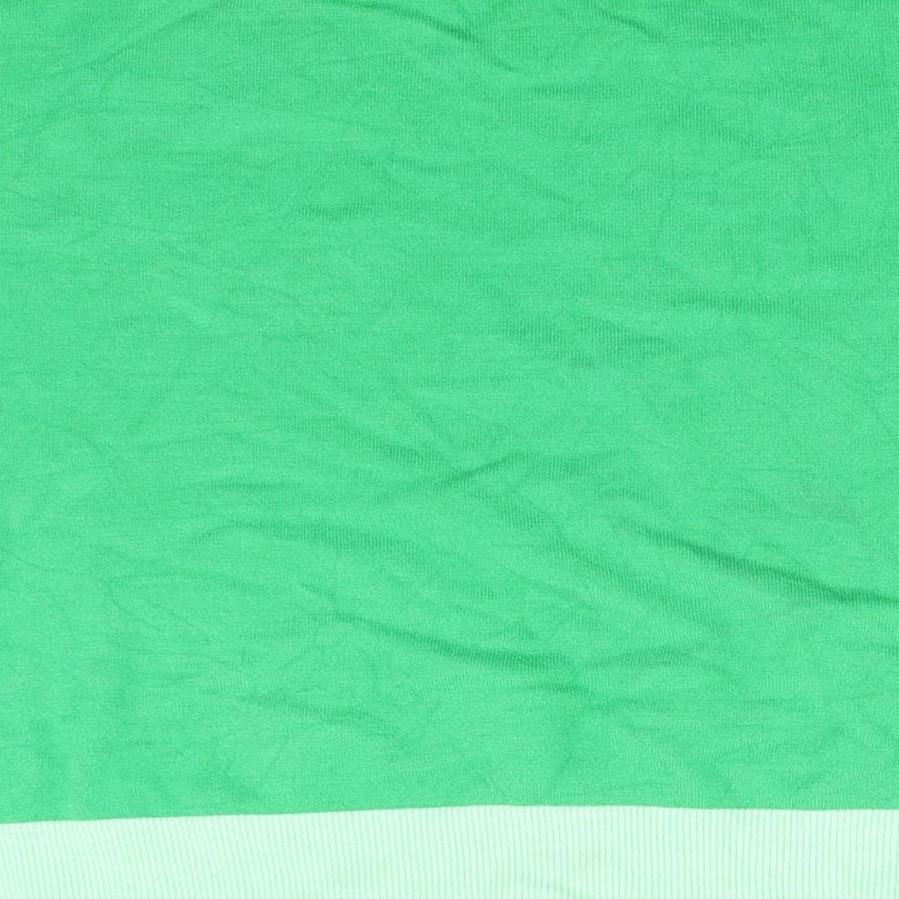 Womens UK Size 14 M&S Green Pullover Jumper
