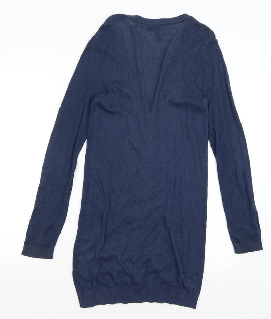 Womens UK Size 6 Divided Blue Cardigan Jumper