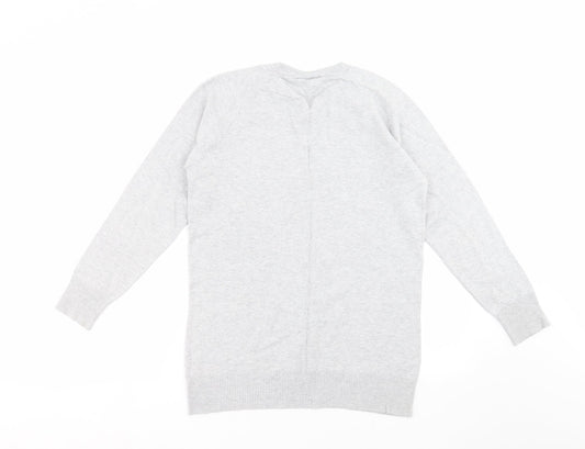 Womens UK Size 10 NEXT Grey Pullover Jumper