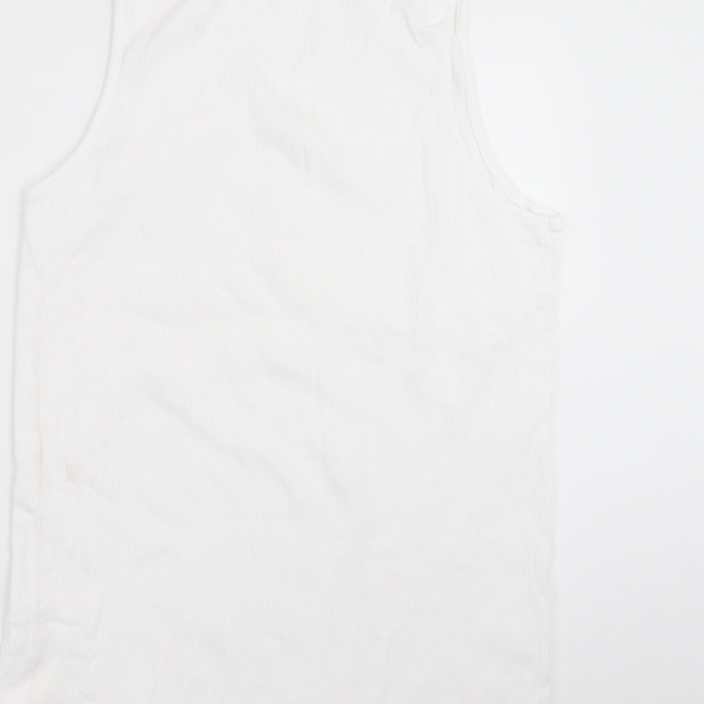 George Mens White T-Shirt Size L