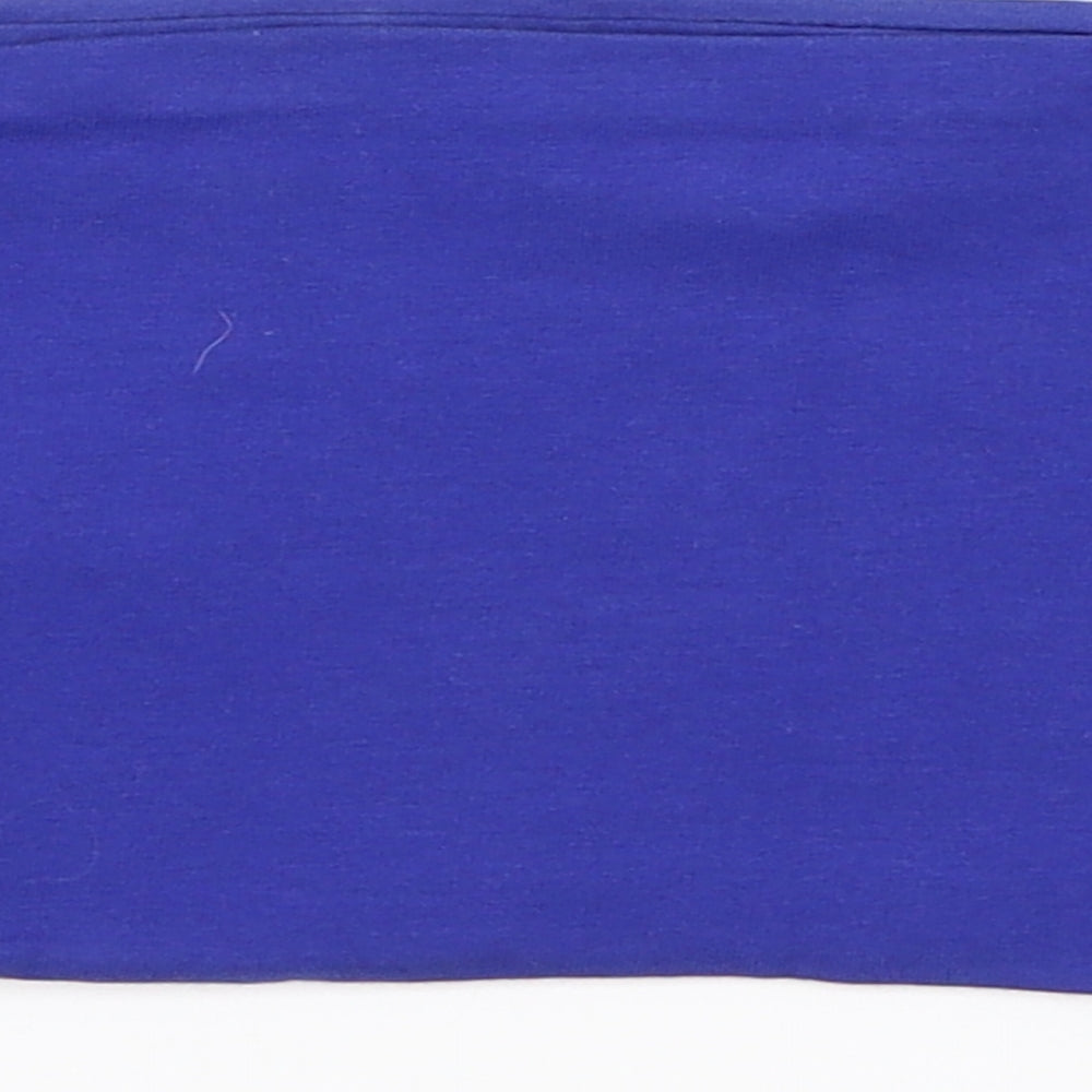 Topshop Womens Blue Basic Tank Size 8