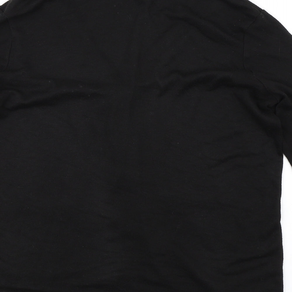 New Look Girls Black Cardigan Jumper Size 12 Years