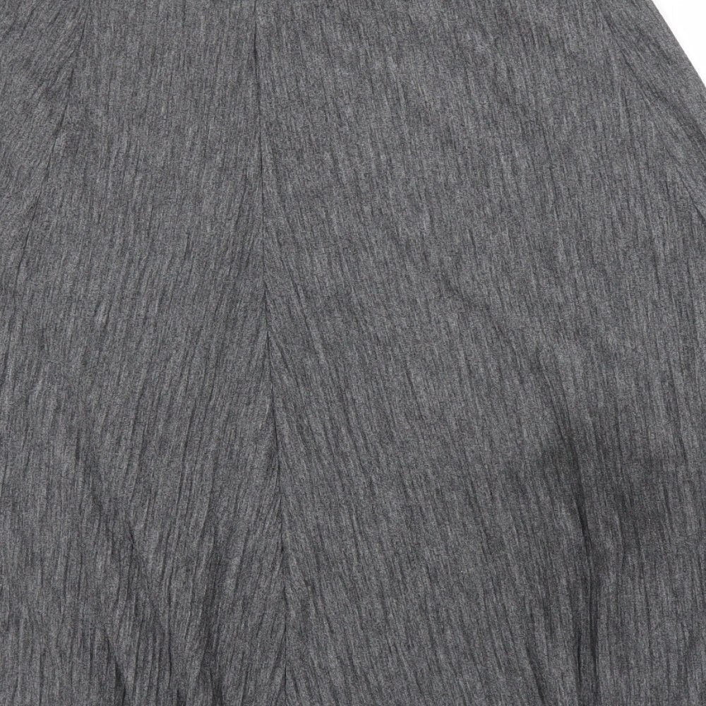 Brand and care label for Gerry Weber women’s grey a-line skirt, size UK 14