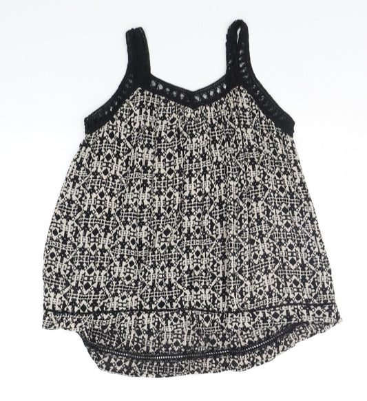 Womens UK Size 8 New Look Beige Basic Tank