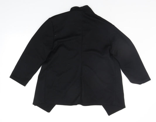 George Womens Black Cardigan Jumper Size 12