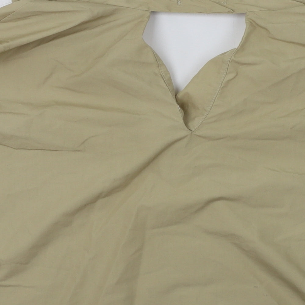 I SAW IT FIRST Womens Brown Basic Button-Up Size 12