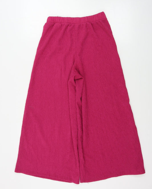 Bershka Womens Pink Trousers Size S L21 in