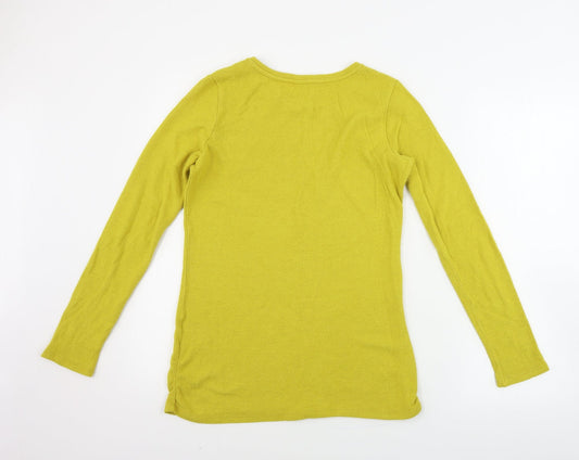 Womens UK Size 12 NEXT Yellow Pullover Jumper