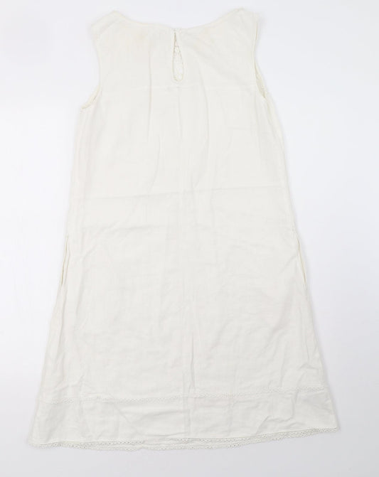 NEXT Womens White A-Line Size 8