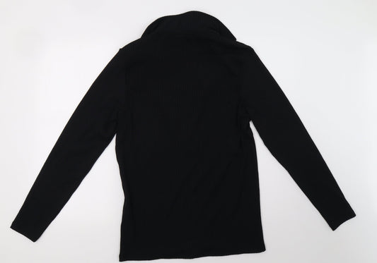 Womens UK Size M ASOS Black Pullover Sweatshirt