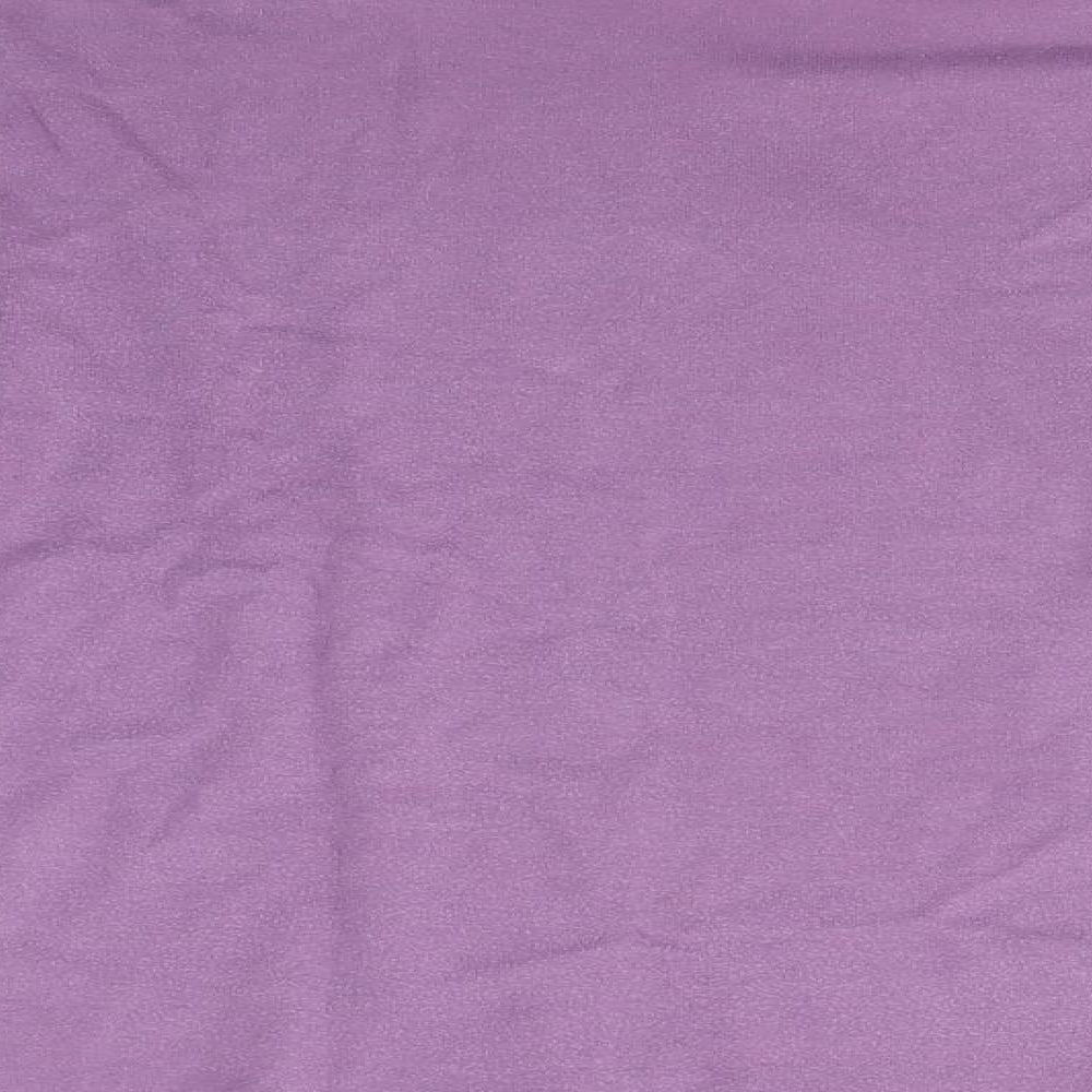 EWM Womens Purple Basic Blouse Size S