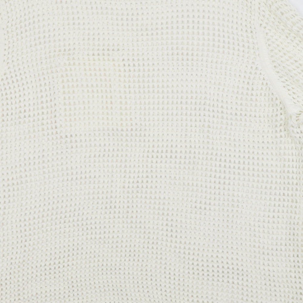 Womens UK Size XL NEXT White Pullover Jumper
