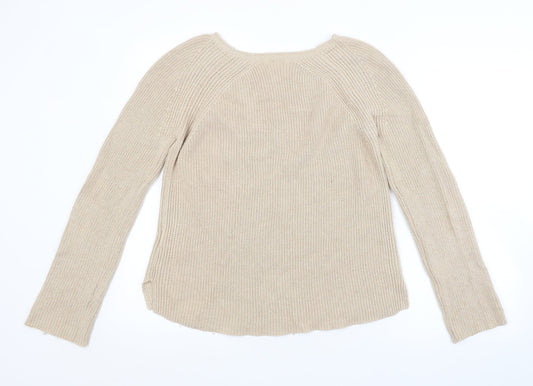 Preworn Womens Gold Pullover Jumper Size S