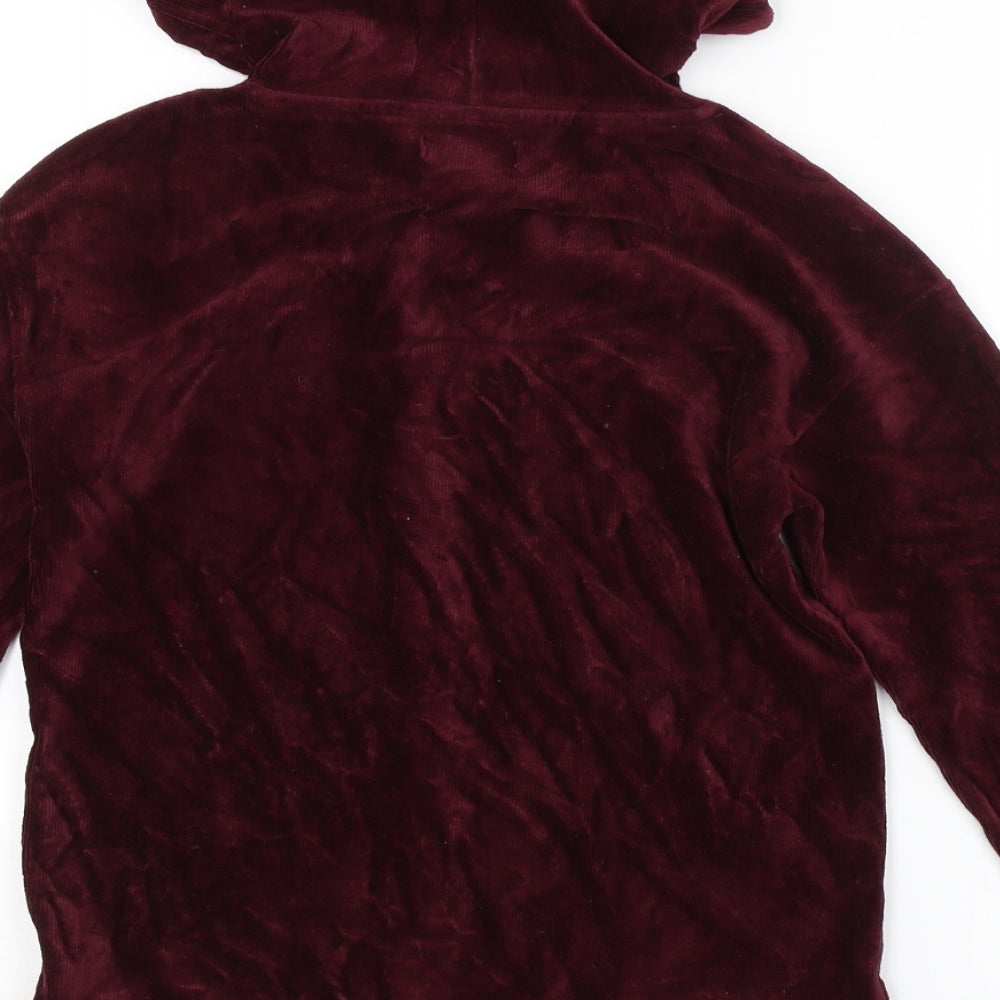 Papaya Womens Purple Pullover Hoodie Size XS