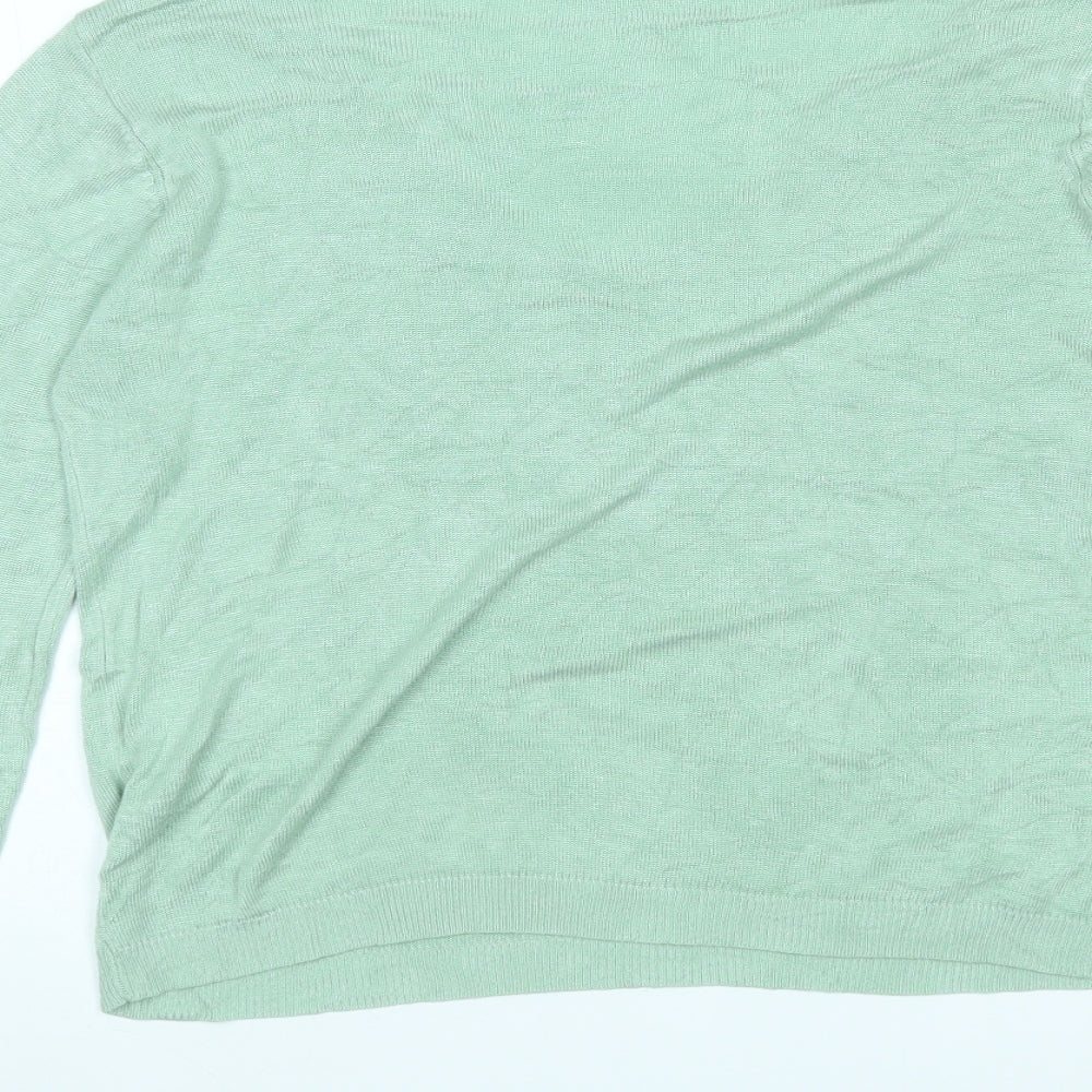 Womens UK Size L Vera Moda Green Pullover Jumper