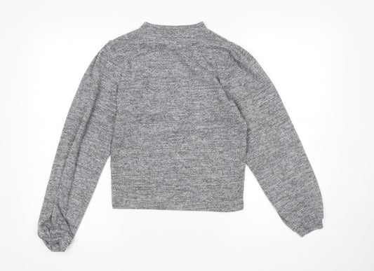 Womens UK Size S New Look Grey Pullover Jumper