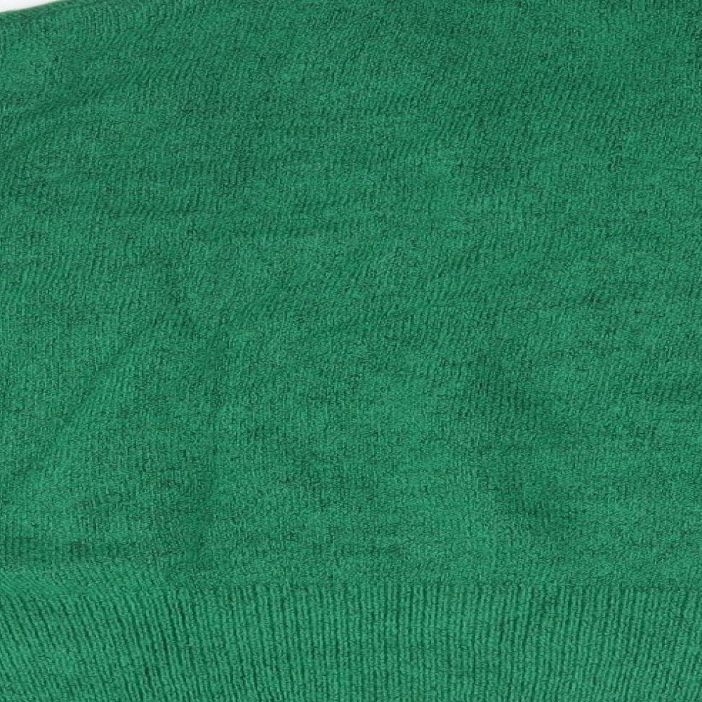Womens UK Size Preworn Green Pullover Jumper