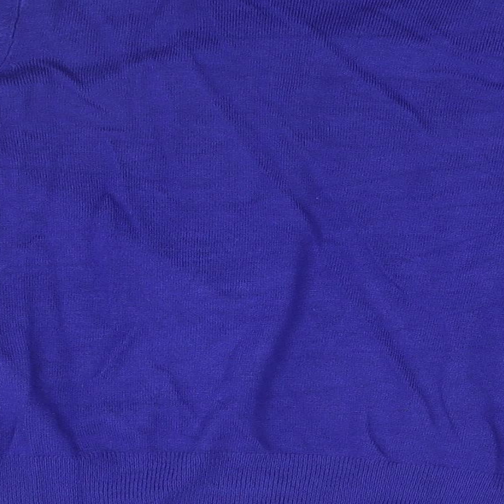 Womens UK Size Marks and Spencer Blue Cardigan Jumper