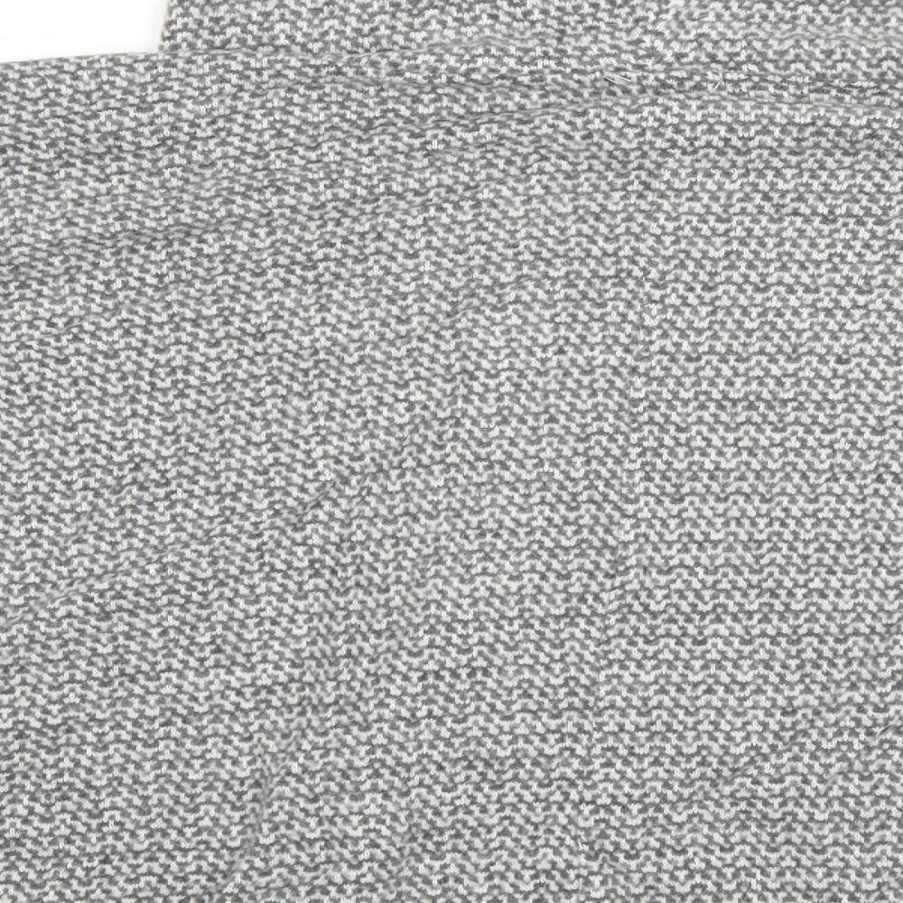 Womens UK Size S Apricot Grey Pullover Jumper