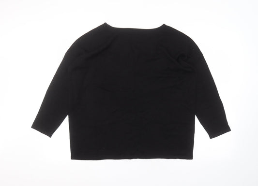 Womens UK Size 16 Bonmarché Black Pullover Jumper