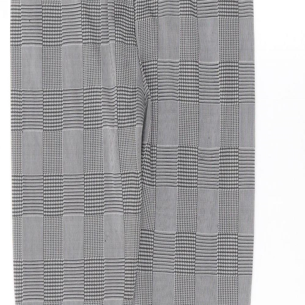 Womens UK Size XL Preworn Regular Fit Grey Trousers