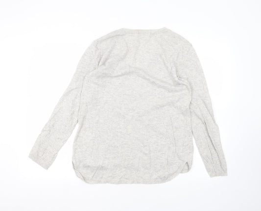Womens UK Size XS H&M White Pullover Jumper