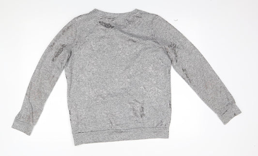 Womens UK Size 10 NEXT Grey Pullover Jumper