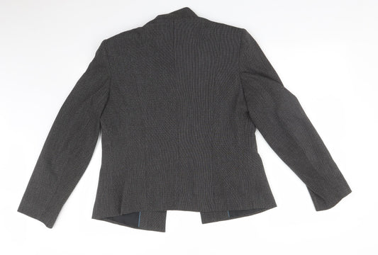 M&S Womens Black Flecked Jacket Suit Jacket Size 12