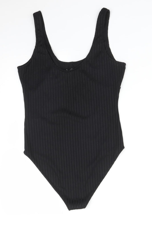 Primark Womens Black   Bodysuit One-Piece Size S