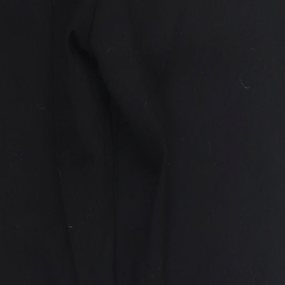 Avenue Womens Black Carrot Trousers Size 8 L24 in
