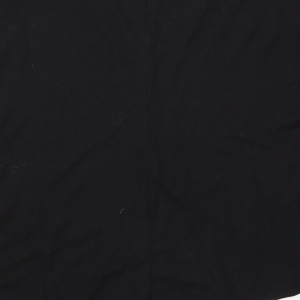 Womens UK Size 8 George Black Basic T-Shirt