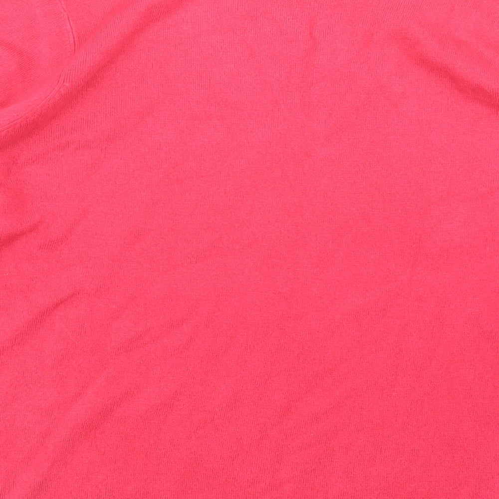Womens UK Size 16 Preworn Pink Pullover Jumper