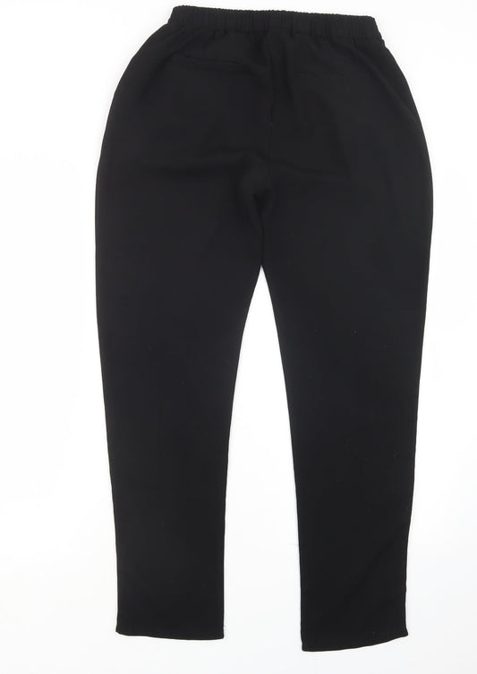 Womens UK Size M Sinsay Regular Fit Black Trousers