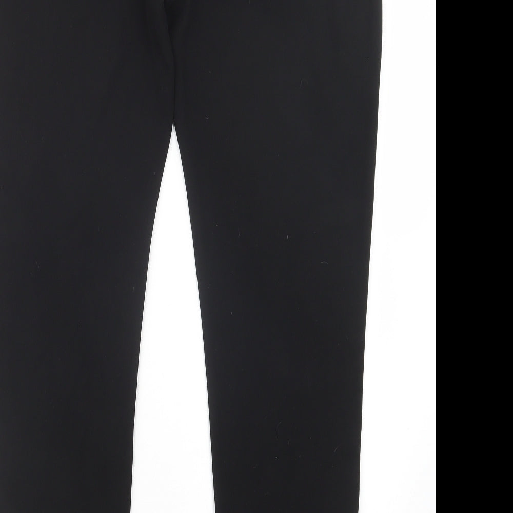 Womens UK Size M Sinsay Regular Fit Black Trousers