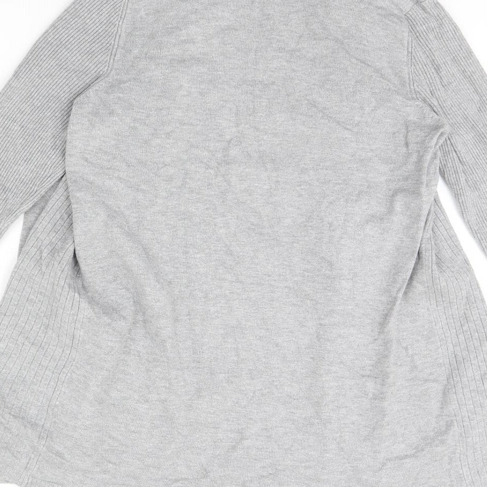 Womens UK Size M BM Grey Cardigan Jumper