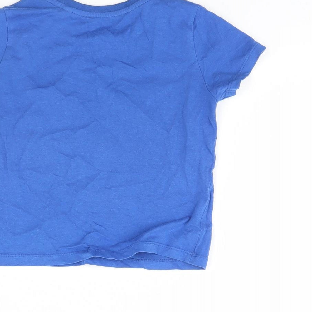 Primark Baby Blue Basic T-Shirt Size 18-24 Months - good vibes