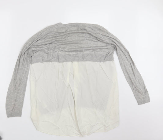Womens UK Size 12 ASOS Grey Pullover Sweatshirt